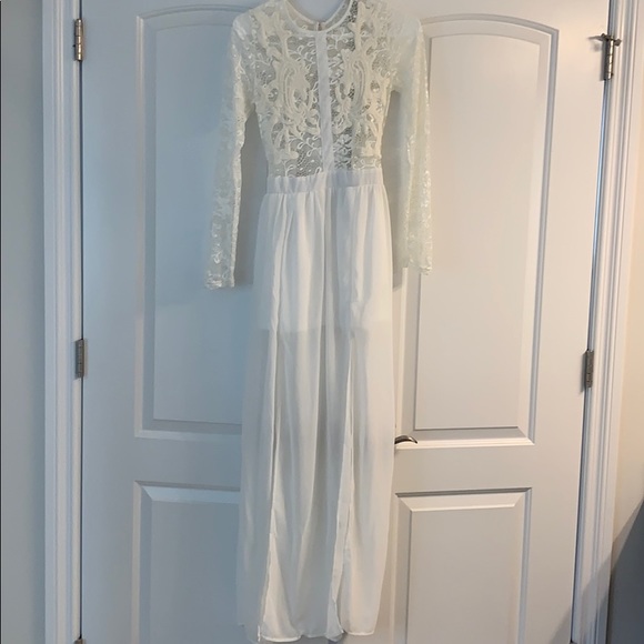 Nasty Gal white lace dress - Picture 3 of 8